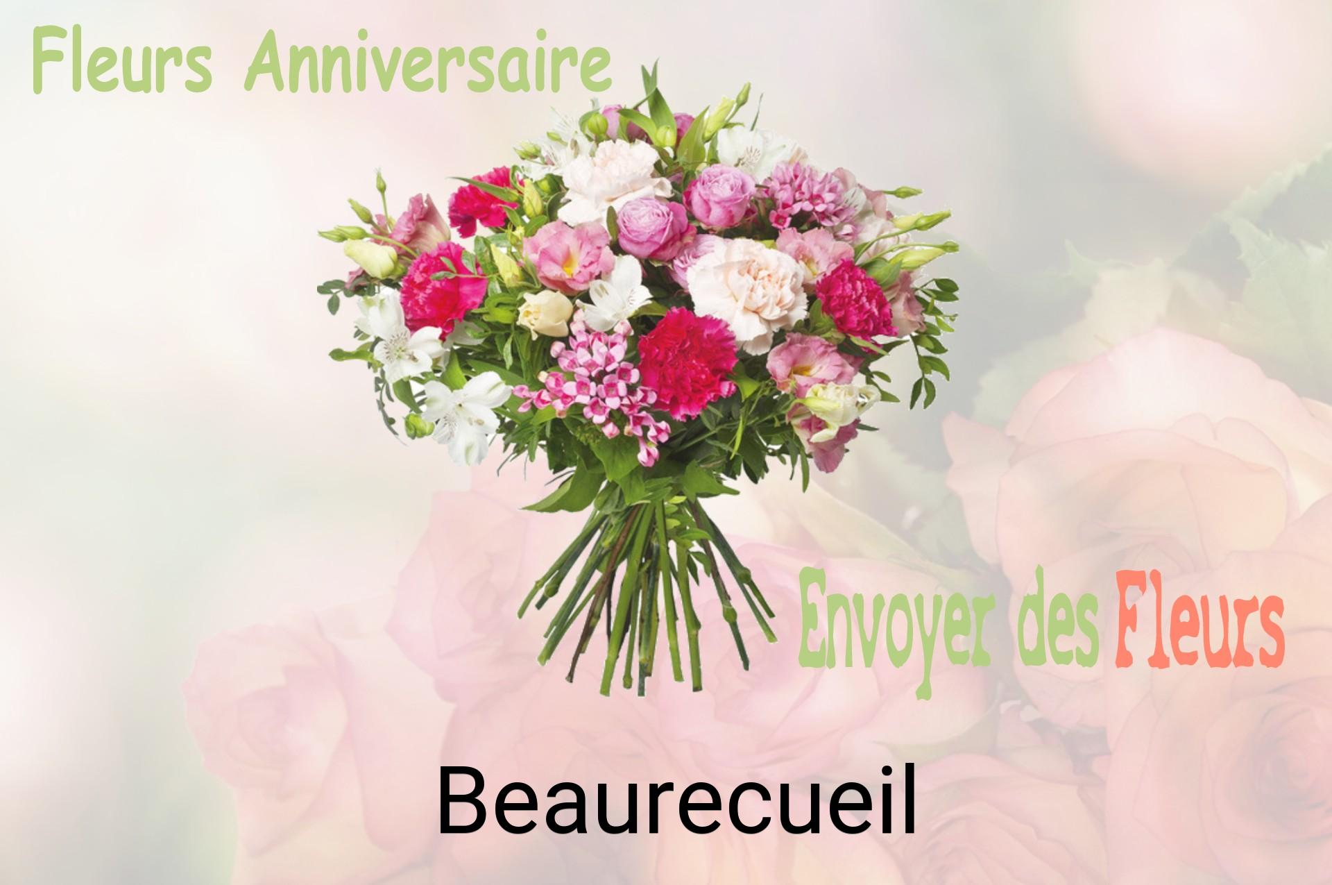 Bouquet de fleurs d’anniversaire livré à Beaurecueil