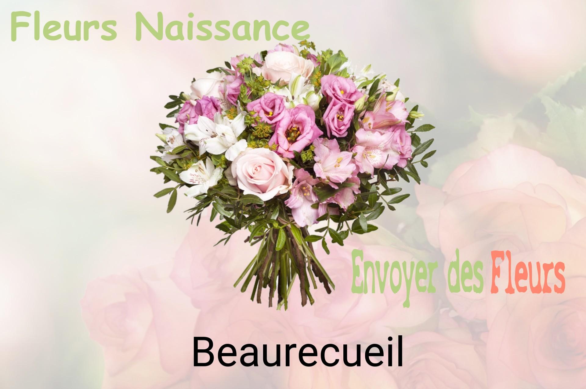 Bouquet de fleurs de naissance livré à Beaurecueil